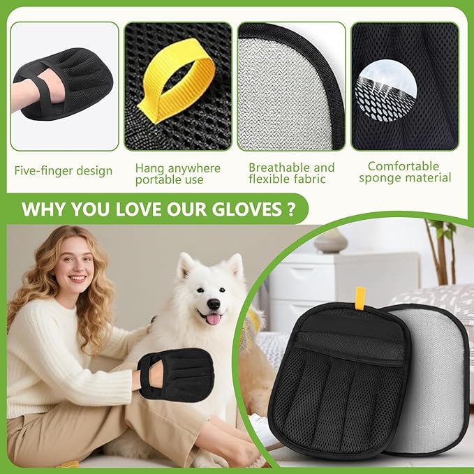Zenaro™ Pet Hair Remover Glove