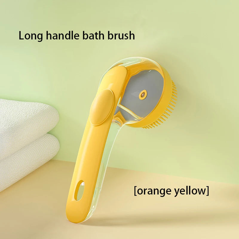 2-in-1 Honden Badborstel met Shampoo Dispenser